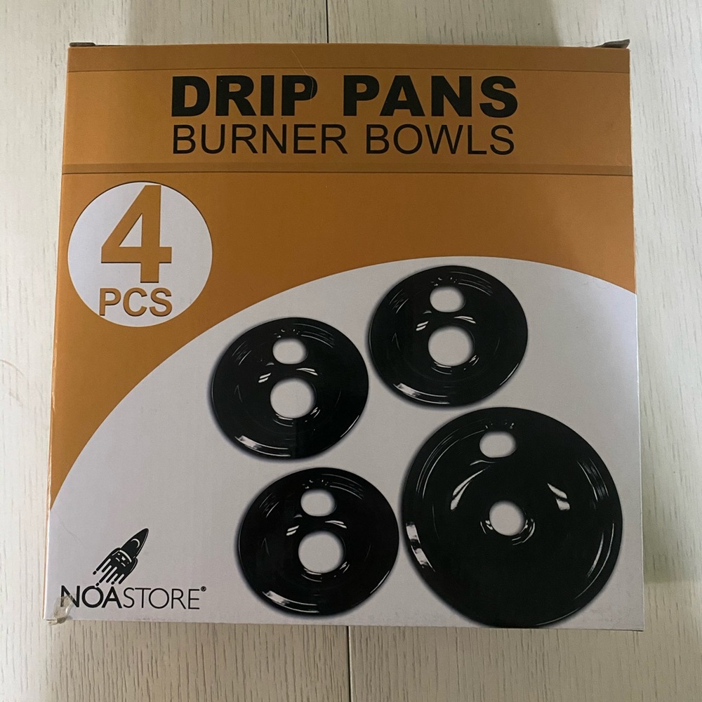 Drip pans for stove top